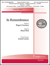 In Remembrance Vocal Solo & Collections sheet music cover